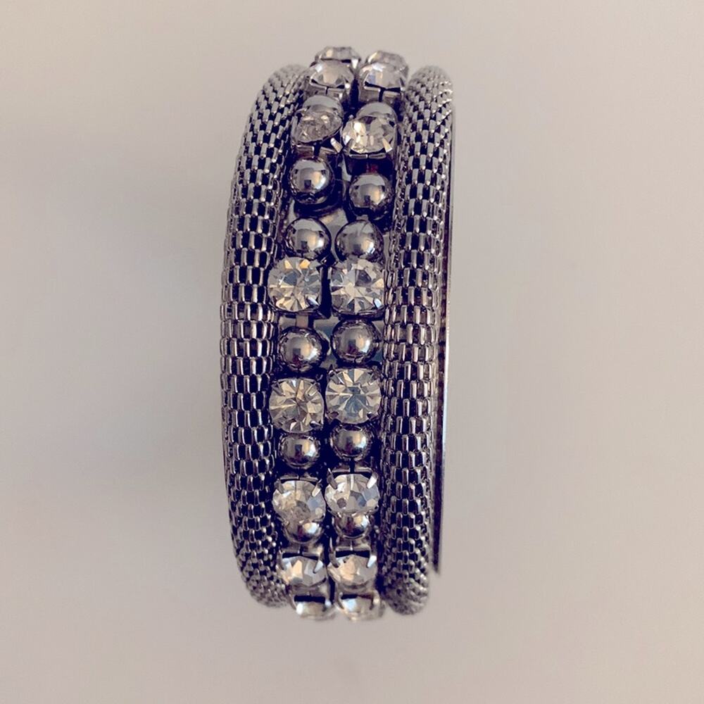 Silver Rhinestone Bracelet - Picture 5 of 6